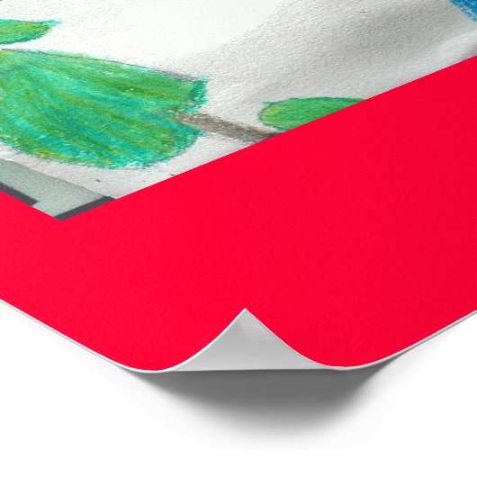 Poster Vase de fleurs par Lauren (Coin)