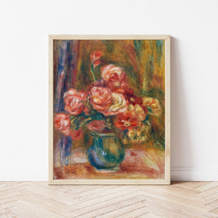 Poster Vase de Rose Renoir