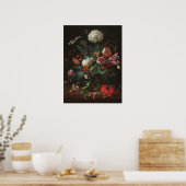 Poster Vase des fleurs - Jan Davidsz. de Heem (Cuisine)