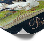 Poster Vase et colombes d'anniversaire (Coin)