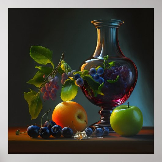 Poster Vase & Fruit (Devant)
