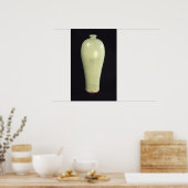 Poster Vase 'Meiping' de juin avec un glaçage bleu-vert (Cuisine)