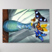 Poster Vase papillon (Devant)