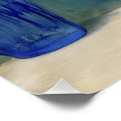 Poster Vase tranquille des fleurs Imprimer (Coin)
