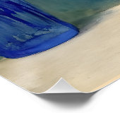 Poster Vase tranquille des fleurs Imprimer (Coin)