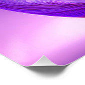 Poster Vase Violet Transparent Avec Étoile Tout Sous Dôme (Coin)