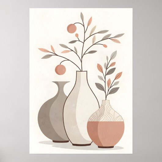 Poster Vases Bohèmes & Botanique (Devant)