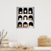 Poster Vases de Berlin (Cuisine)