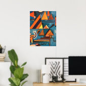 Poster Vasily Kandinsky Bauhaus Dessau (Bureau à domicile)