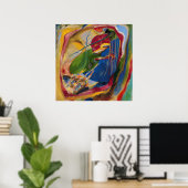 Poster Vasily Kandinsky - Picture With Three Spots (Bureau à domicile)