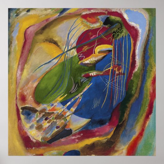 Poster Vasily Kandinsky - Picture With Three Spots (Devant)