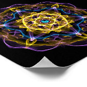 Poster Vata Dosha Équilibrer Ayurveda Mandala I (Coin)