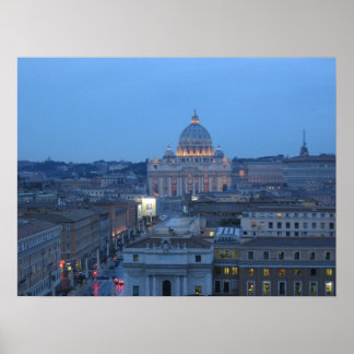 Poster Vatican la nuit