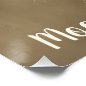 Poster Vautour bébé oiseau dormant sur Lune (Coin)