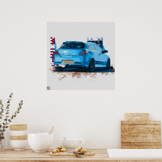 Poster Vauxhall Astra VXR (Cuisine)