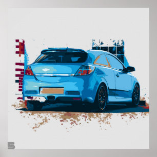 Poster Vauxhall Astra VXR