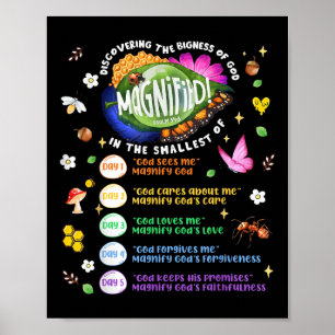 Poster Vbs 2025 Aventure des insectes les plus petits gro