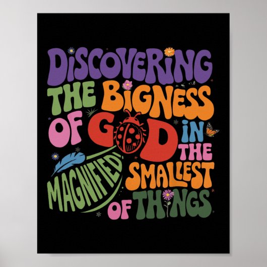 Poster VBS Magnifié 2025 Découvrir la grandeur de Dieu (Devant)