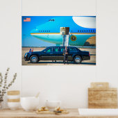 Poster VC-25A (747-200B) et "THE BEAST" (Cuisine)