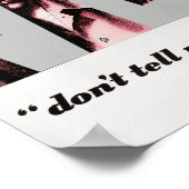 Poster VD - Ne le dites pas à mes amis - Propagande Vinta (Coin)