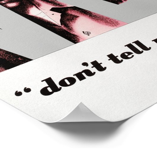 Poster VD - Ne le dites pas à mes amis - Propagande Vinta (Coin)