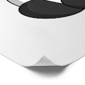 Poster Veau bébé mignon dessin animé nurserie (Coin)