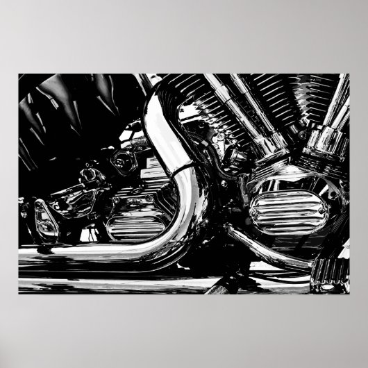 Poster Vecteur moteur (Devant)