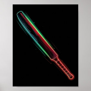 Poster Vecteur T de cricket