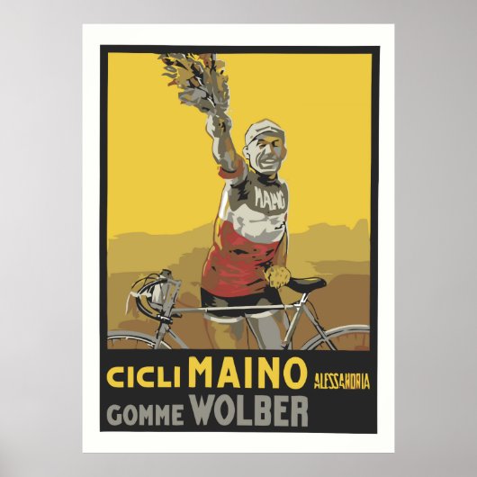 Poster Vector Art, cyclisme, champion italien 1920 (Devant)