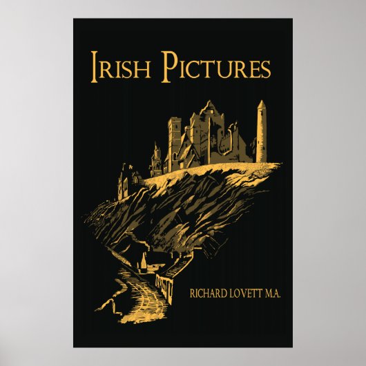 Poster Vector Art Rock of Cashel Ireland, livre de couver (Devant)