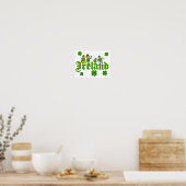 Poster Vector - Leprechaun Clover Irlande (Cuisine)
