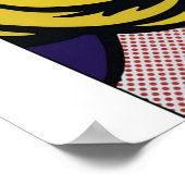 Poster Vectorisé et retravaillé Roy LichtensteinLa mélodi (Coin)