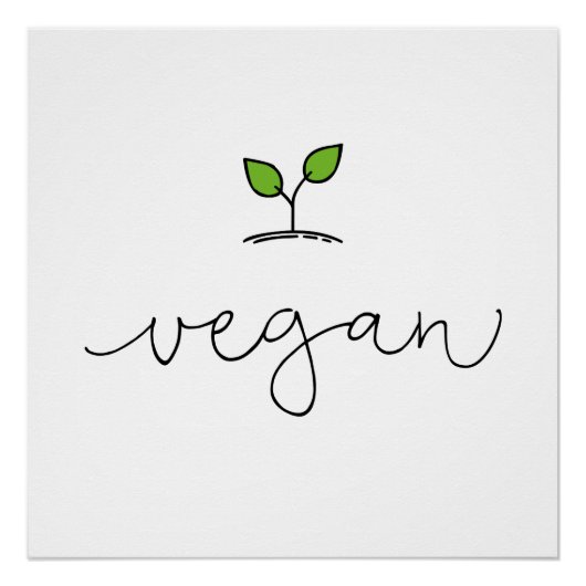 Poster Vegan (Devant)