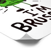 Poster Vegan Brussels Sprouts (Coin)