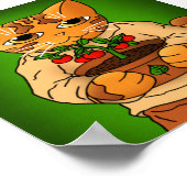 Poster Vegan Gardener Chat (Coin)