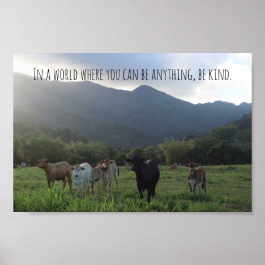 Poster Vegan Kindness (Voorkant)