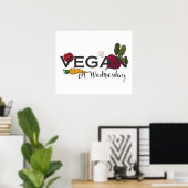 Poster Vegan mercredi (Bureau à domicile)