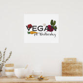 Poster Vegan mercredi (Cuisine)