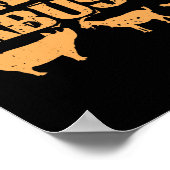 Poster Vegan "Pas d'excuse pour maltraiter les animaux" (Coin)