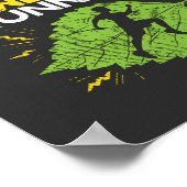 Poster Vegan - Plante Powered Runner (Coin)