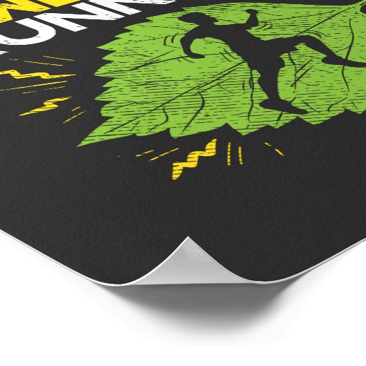 Poster Vegan - Plante Powered Runner (Coin)