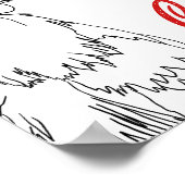 Poster Vegan poulet W rap musique drôle Citation coq (Coin)