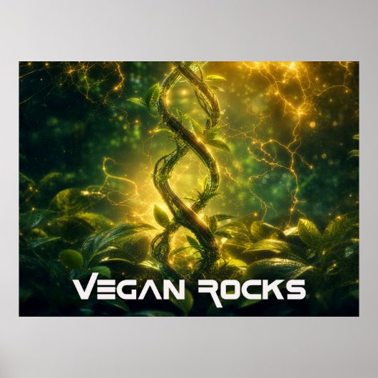 POSTER VEGAN ROCKS (Devant)