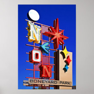 Poster Vegas Neon Boneyard
