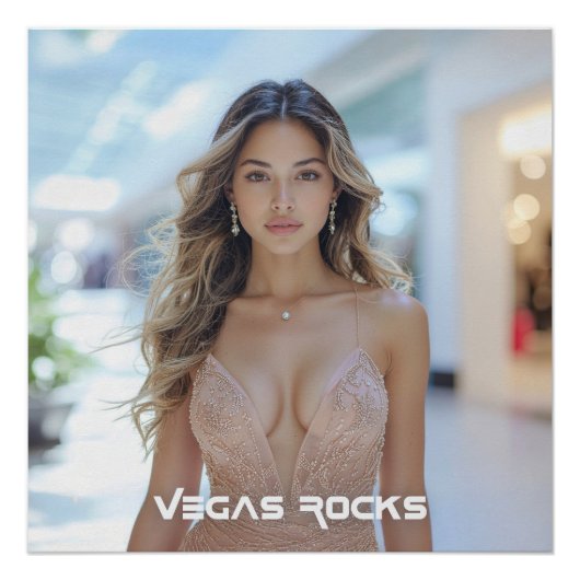 POSTER VEGAS ROCKS (Devant)