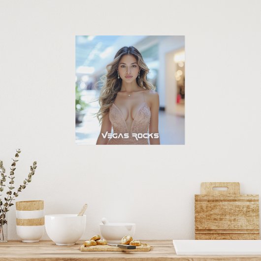 POSTER VEGAS ROCKS (Cuisine)