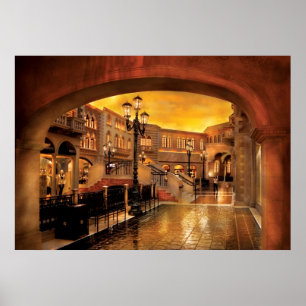 Poster Vegas - Venetian - Les rues de Venise