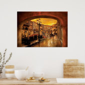 Poster Vegas - Venetian - Les rues de Venise (Cuisine)