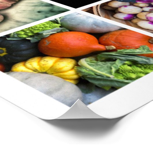 Poster VÉGÉTABLES Collage (Coin)