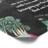 Poster végétal de tableau de bord ⎢ affiche person (Coin)